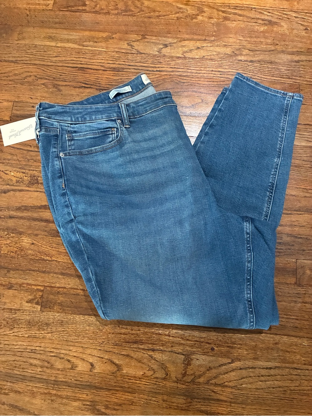 Women’s Blue Denim Jeans - high rise skinny jeans size 28
